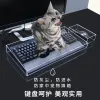 Myszy Keyboard Cover Cover Plastikowe akryl Nowy pojemność dla mechanicznej klawiatury gier 104 Klucze Ochrona myszy przezroczystą pokrywę