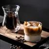 Tumblers 1st Creative Style Glass Coffee Smoothie Cup Heat-resistent Drink Transparent Glassware Whisky Beer Frubble Water H240425