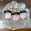 Liquides 3Colors Powner à ongles acrylique Transparent / rose / blanc sculpture en polymère de cristal en poudre en poudre de vernis à ongles Accessoires professionnels #