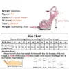 Gold Glitter 12cm Women Platform Clear Heels 2024 New Summer Wedding Party Club Lady Shoes Thin High Heel Sandals