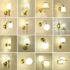 Wandlampe moderne helle goldene Ball Wohnzimmer Badezimmer LED Schlafzimmer Nacht