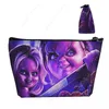 Cosmetic Bags Bride Of Chucky Makeup Bag For Women Travel Organizer Cute Horror Movie Storage Toiletry