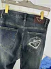 Jeans de grife para homens novos jeans de gato impressos jeans man slim fit