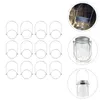 Bouteilles de rangement 12 pcs pots maçon cintères lampes diy fée solaire suspension