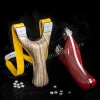 Arrow High Precision Shooting Alloy Slingshot with High Quality Rubber Band Outdoor Sports Hunting Slingshot Play Toy
