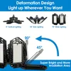 Deformierbares LED -Garagenlicht mit 3 einstellbarer LED -LED -Lampenlampe für Workshop Warehouse Shop E26/E27 Deckenbeleuchtung