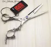 Hair Scissors new arrival professional barber hair cutting scissors KASHO 6.0 inch 9CR dragon handle Q240425