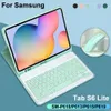 For Galaxy Tab S6 Lite 104 Inch Case with Keyboard Detachable Cover for 610 P613 P615 P619 240424