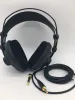 Slippers Originele Samson SR850 Professionele Monitor Headset Dynamic Semiopen Studio Referentiehoofdtelefoon voor muzikant/DJ, Velor Earcup