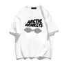 Summer Arctic Monkeys Clothes Cotton T Shirt Male Manga Casual Y2K White Man T-shirt Leisure Women Tshirt Clothes Fashion Tees 240409