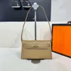 Designer Bag Tote Keily H2023 Elan Underarm Bag Gold Buckle Elephant Grey Shoulder Handbag Hållbar