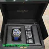 Orologio da polso in cristallo AP 26589io Titanio Blue Dialtra 44 mm Diametro MANUALE MANUSI MECCANICO OROLOGIO 44MM DIAMETRO