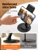 Tripods Ulanzi -telefoonhouder met 360 ° rotatie Telefoonstandbureau voor iPhone Xiaomi Samsung -smartphone met verstelbare hoekhoogte