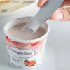 Strumenti di gelato Scoon di gelati auto che sciolta in alluminio creativo carino cucchiaio da dessert cucchiaio argento cucchiaio cucchiaio da tavolo set di stoviglie q240425