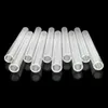 4.0インチガラス管再利用可能なガラスストロー喫煙パイプ12 mm OD 2 mm ID壁パイレックスガラスアートDIYアクセサリーのための透明チューブ20pc無料ブラシ