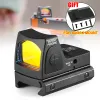 Optique rmr mini tactique à point rouge vise à vue de chasse à vue réflexe Airsoft Glock Holographic Shooting Sight pour Picatinny Weaver Rail