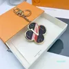 Key -chave de metal keychains de moda carros -chaves acessórios de bolsas Brand Creative Luxury Keychain Envelope Circle Key Ring Ring