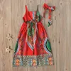 Girl Dresses NABINA Girls Bohémien Clothes African Ethnic Tribe Tops Tops Dashiki Skirts Baschetta per bambini Abbigliamento estivo in abbigliamento