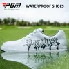 Обувь PGM Мужчины печатают водонепроницаемые обувь для гольфа мужская дыхательная скидные спортивные туфли Мужчина Легкие тренировочные кроссовки кружев