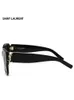 Brand Retro Yeisll Óculos de sol Saint Saint Sunglasses Letters Letters entrelaçados de olho de rosto pequeno para homens e mulheres