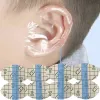 Şırınga 20/100 pcs şampuan kulak koruma etiketleri banyoda yüzme kulaklıklar su çocukları şampuan kulak suyu önleme bebek bakımı