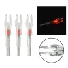 Darts 3pcs Archery Arrow Nock LED Lighted Arrow Tails for ID 4.2mm Arrow Shafts Crossbow Compound Recurve Bow Hunting Accessories DIY