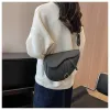 أكياس كتف Luxurys Saddle Crossbody أعلى جودة الموضة نساء كلاسيكية حقيبة جلدية القابضات محفظة محفظة حقائب يد