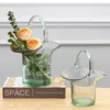 Вазы скандинавской креативной корзины для покупок ваза прозрачная гостиная