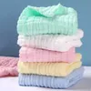 Blankets Swaddling Baby Face Towel for Newborn Bath Towel Washcloth Muslin Squares Cotton Hand Wipe Gauze for Bathing Feeding Kids Handkerchief