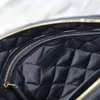 10a spegelkvalitetsdesigner All New Shell Bag Le Cassandre 30cm kvinnor kosmetisk väska äkta läder kohud quiltad högkvalitativ modedialy praktisk rutig väska