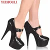 Tanzschuhe Bühnenbanquet 15 cm sexy High Heel Glass Schuhe/Model Club Pole Dancing Performance