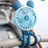 Baby Stroller -ventilator met clip Octopus Shapoed Funny Fan met flexibele statief gewikkeld USB -oplaadbare draagbare ventilator voor autostoeltje 240417