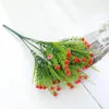 Kwiaty dekoracyjne roślina sztuczna bukiet stolik ślubny jesienne dekoracja symulacja kwiat mini róża dziecięca fakie