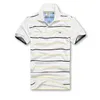 Herrpolos märke T-shirt är heta säljer på sommaren, super stilig, retro broderad herr golfskjorta, kortärmad bomull high street snabb torkning casual topp