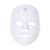 7 Color LED Therapy Thérapie Masque de soins de la peau faciale Lumière rouge bleu pour le masque de photons d'acné