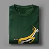 T-shirts voor heren Zuid-Afrik Springbok Rugby Men T Shirts Nieuwheid T-shirt Korte mouw Crewneck T-shirts Cotton Classic Tops T240425