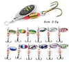 6cm 35g Spinner Hook Baits Metal Lures 6 Crochets triples 10 couleurs