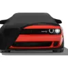 Okładka samochodowa Xipoo kompatybilna z 2008-2023 Dodge Challenger Cover Cover Sedan Protection UV Ochrona Outdood Pełna okładka samochodowa Wymiana na 2008-2023 Dodge Challenger