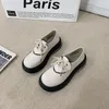 Casual Shoes 2024 Japanese Soft Girl Small Single Women Fashion Lace-up Platform Loafers Trend Designer Luxury