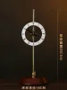 Klokken Desktop Aerodynamic Clock, Invisible Home Decor, Desk Pendulum Clock, massief hout, stille klok, decoratieklok