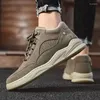 Casual Shoes Men's 2024 Low Top Autumn And Winter Thick Bottom Work