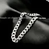 Cuba Chain Thick Necklace Men and Women Tide Brand Hip Hop 925 Silver Collarbone Hot Sale Customized Couples