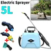 Sprinkler Electric Sprayer 5L Can avec pistolet de pulvérisation 2400mAh Plant de jardin automatique USB Tool d'irrigation rechargeable 240403