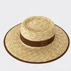Kvinnor Mens Wide Brim Straw Panama Hat Fedora Summer Beach Sun Upf For Women 240423