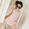 Girl's Dresses Summer Cute Girls Princess Dress Sleeveless Tulle Clothes Child Birthday Party Vestido Kids Easter Costume Girl Casual Dresses d240425