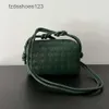 Tassen Design Designer 2024 Single Bottegega vrouwelijke vierkante koehide lus portemonnee kleine schoudertas Veneeta geweven modieuze crossbody dame eqld