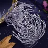 Hair Clips High-end Elegant Women's Exquisite Luxury Tassel Design Sparkle Rhinestones Handmade Stage Hairwear Bridal Hairband