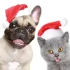 Apparena dla psów pończochy zbiórki santa hat świąteczne czapki urocze wygodne antyczniwe kostiumy dla kotów dla psów zwierzęta domowe