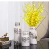 Vasi Ceramic Vase decorazione in stile cinese Luce soggiorno di lusso Disposizione floreale Accessori secchi in porcellana