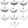 4Pair Demon False Eyelashes Transparent Fishline Stem Eyelashs For Women Natural Simulation ympning Makeup Produkter